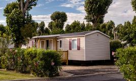 Mobil home au camping Les Sables du Midi