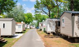 Mobil homes au camping du Bois Masson