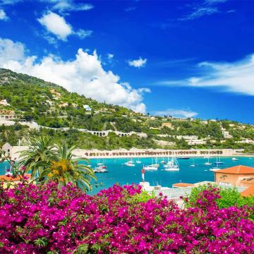 Nice coastline, South of France