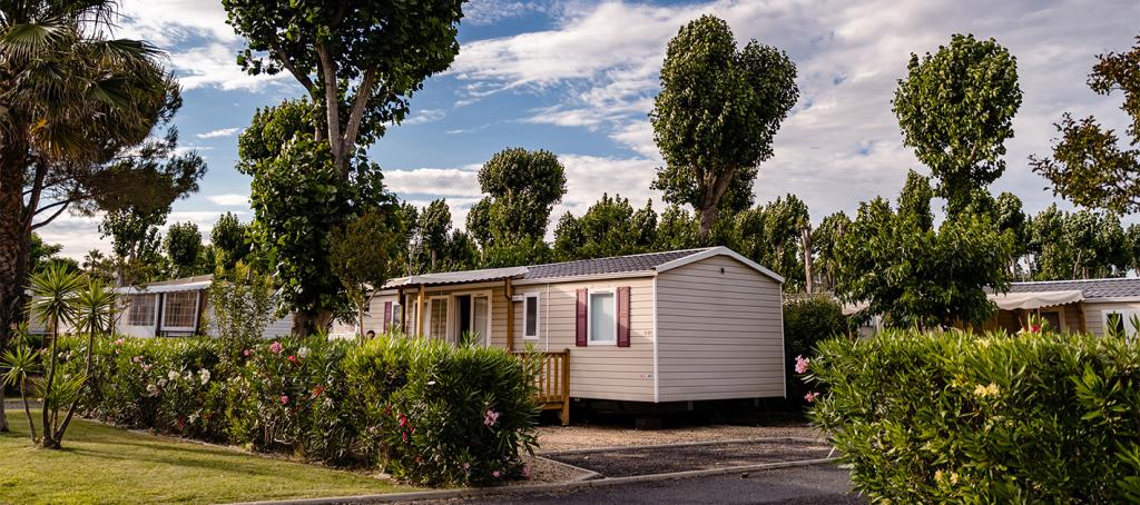 Mobil home du camping Les Sables du Midi