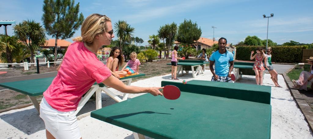 Ping Pong au camping de la Réserve