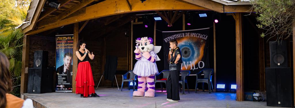 Spectacle enfants au camping Mer et Soleil d'Oléron