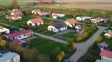 Vue aerienne du Camping de Oase Pays-Bas
