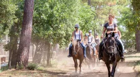 la pignade campsite horseriding