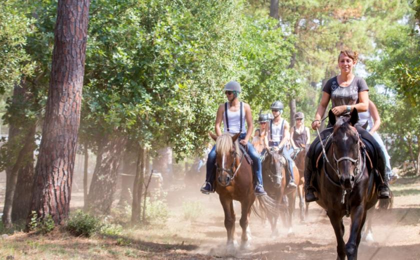 la pignade campsite horseriding